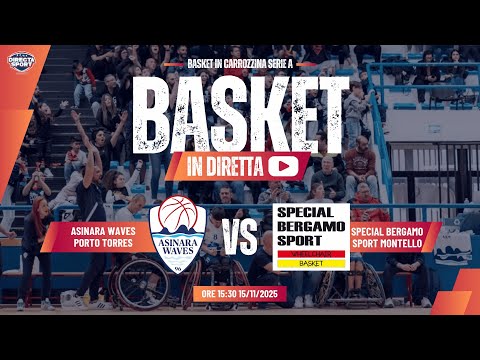 Basket in Carrozzina Serie AM - Asinara Waves Porto Torres-SBS Montello (74-57)