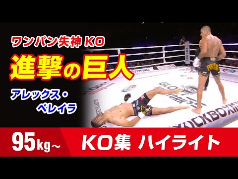 死んだように倒れてしまうパンチ　元絶対王者 UFC進撃  アレックス・ペレイラ 95kg Alex Pereira Knockout Highlights