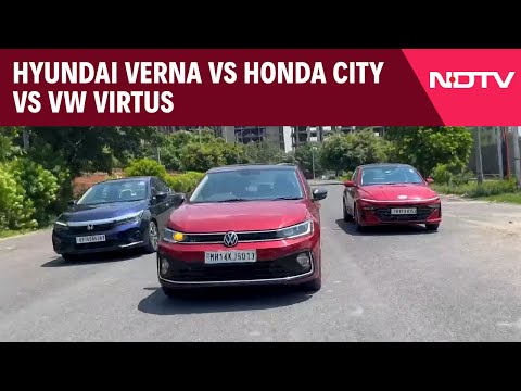 NDTV Auto Show: Hyundai Verna vs Honda City Vs VW Virtus Comparison