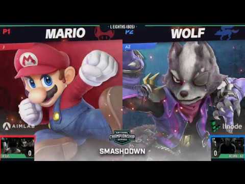 Smashdown Minor (Oct. '19) - Jesus (Mario) Vs. AcaRa|AZ (Wolf) - L. Eighths