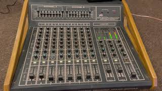 Video thumbnail for Peavy XR-800 Mixing Console Demo - 1980s by Mark Davis