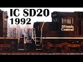 Illinois Central SD20 2009 Bradley IL Sept 23 1992