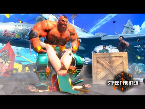 Zangief Destroys Chun li  - Street Fighter 6 (4K UHD 60FPS)
