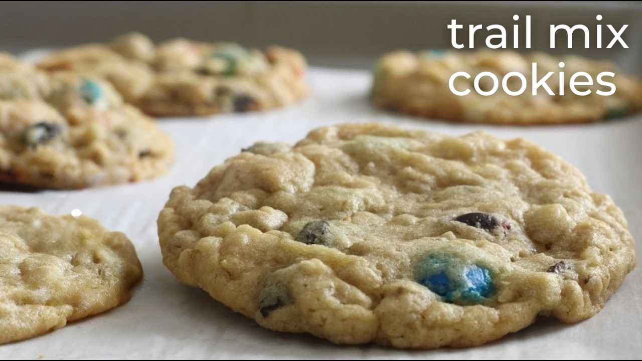 Trail Mix Cookies | Easy Homemade Snack Cookies| Chewy, Crunchy, and Full of Energy
