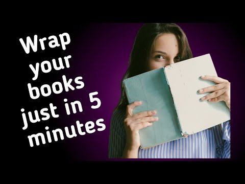 Wrap your books with in 5 minutes using newspaper- skill folio