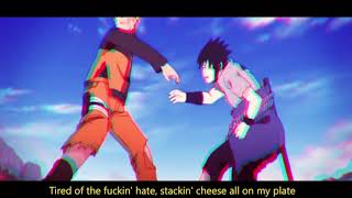 XXXTENTACION-HOPE Lyrics // Naruto Vs Sasuke