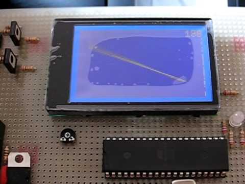 two connected moving points