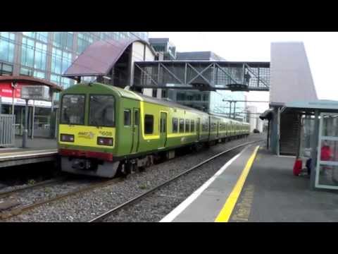 Grand Canal Dock, Dublin Area Rapid Transit (DART). Tren nr. 8608