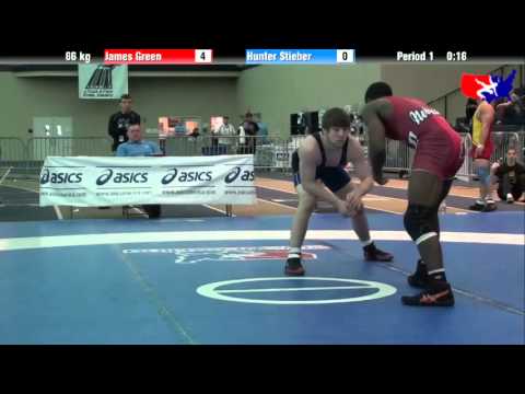 James Green vs. Hunter Stieber at 2013 ASICS University Nationals - FS