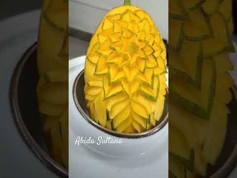 #bridalcreation #fruit #foodart #foodcarving #carving carving chef abida sultana | Bnagladeshi art