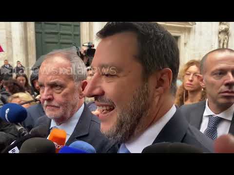 Calderoli and Salvini: "Lega steps back, agreement for La Russa as Senate president"