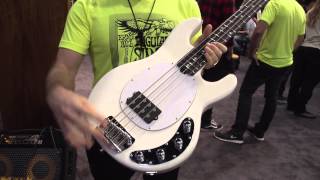 Video thumbnail for NAMM 2015 - Ernie Ball Neck Through StingRay by Guitar World
