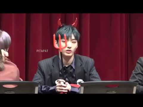 WANNA ONE fansign - Jisung shyness when fans call him handsome