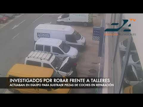 La Guardia Civil investiga a dos hombres especializados en robar piezas de vehículos aparcados frente a talleres 