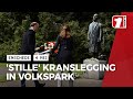 'Stille'  kranslegging Enschede in het Volkspark