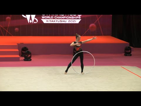 Khrystyna Pohranychna Hoop Qual 24,450 - World Championships Kitakyushu 2021