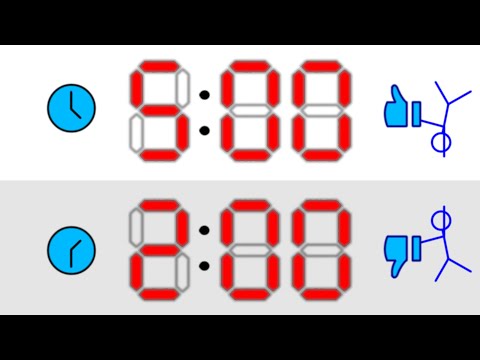 Mirror Timer - 5 Minutes Timer Count Up - Horizontal Mirror 5 Minutes