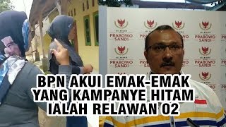 Viral Video Emak-emak Lakukan Kampanye Hitam pada Jokowi, BPN Akui Ketiganya Relawan 02