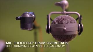Video thumbnail for Mic shootout for drum overheads: Blue Hummingbird v. Blue Dragonfly by Greg Thomas
