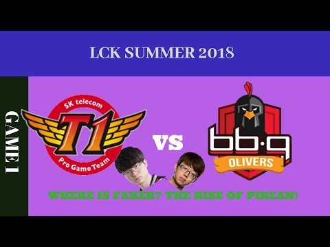 SKT T1 VS BBQ GAME 1 HIGHLIGHTS | LCK SUMMER SPLIT (2018)