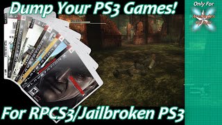 [PC/Linux] How To Dump Your PS3 Games For RPCS3! - BluRay Drive Method