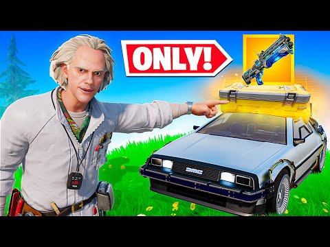 The BACK TO THE FUTURE Challenge in FORTNITE!