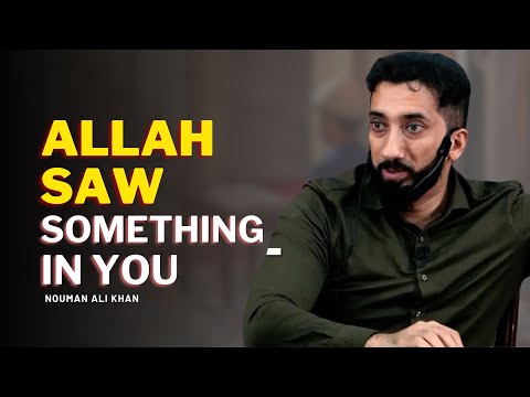 Allah Chose You For A Reason —Trust His Plan - Powerful Speech By Nouman Ali Khan