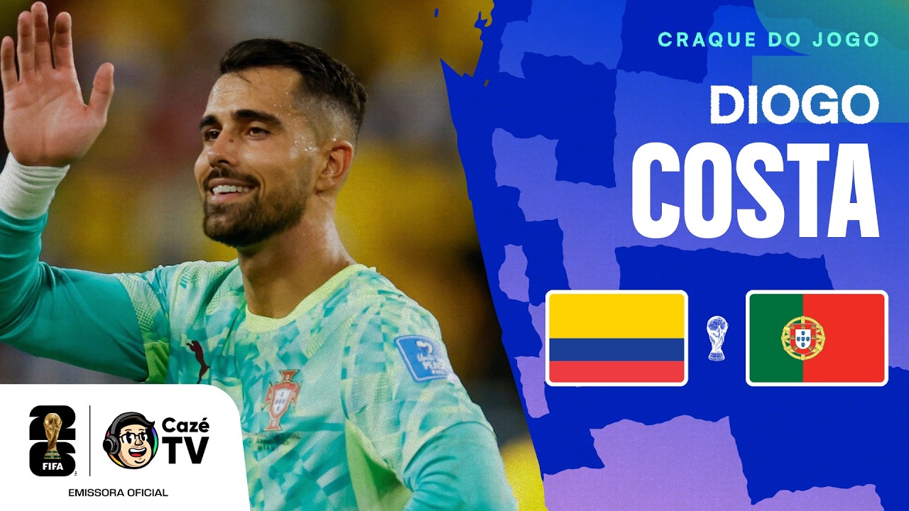 NÃO PASSOU NADA! TODAS AS DEFESAS DE DIOGO COSTA EM COLÔMBIA X PORTUGAL | COPA DO MUNDO