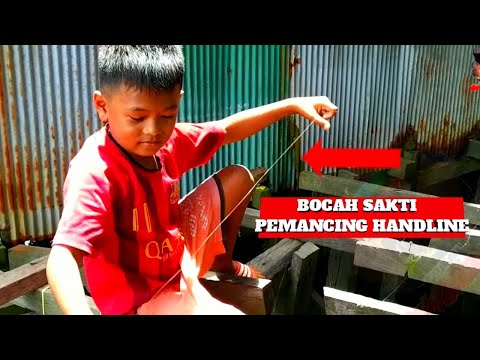 TEACHED MAGIC !!! "THIS CHILD IS STILL SMALL OUTSTANDING FUNNY SKILL WITH HANDLINE !!!