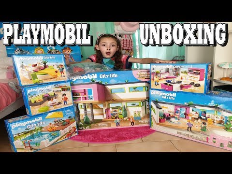 PLAYMOBIL UNBOXING: The modern house - Luxury villa (5574)
