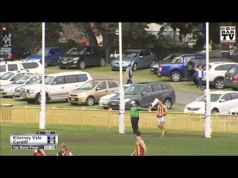 2014 BDAFL Semi Final 2 Full Replay 2nd Quarter - Kilarney Vale v Cardiff