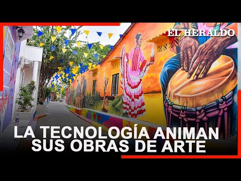 Los murales inteligentes que embellecen a Mompox