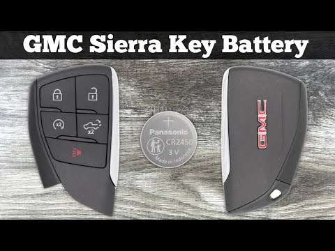 How To Replace GMC Sierra Key Fob Battery 2023 - 2024 Change Replacement Remote Key Batteries