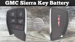 How To Replace GMC Sierra Key Fob Battery 2023 - 2024 Change Replacement Remote Key Batteries