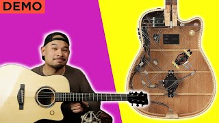 Video thumbnail for This Acoustic Guitar Is Also Your Pedalboard | Yamaha TAG3 C TransAcoustic Guitar by JayLeonardJ