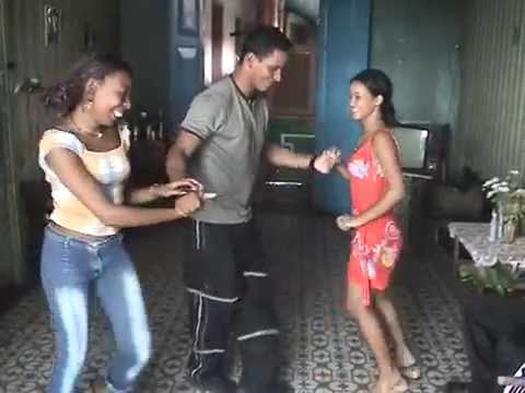 Yanek Revilla Dancing With Two Women in Santiago de Cuba