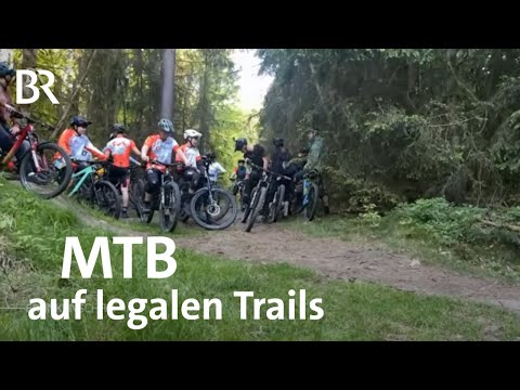 Gelenkter Radsport: Legale Mountainbike-Trails | MTB in den Bergen | Frankenschau | BR