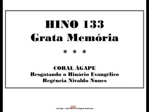 AGPGNAN HE 133 GRATA MEMÓRIA SOPRANO QUARTETO VOZ