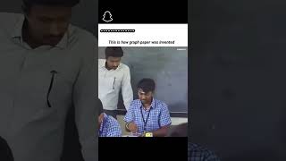 This is how graph paper was invented 😅😂😂 #trending #shorts #shortvideo #shortsfeed #shortsyoutube