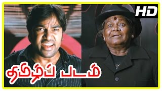 Thamizh Padam Movie Scenes | Shiva fights goons | Shiva meets the don | Paravai Muniyamma | Sathish