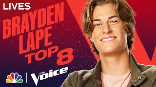 Brayden Lape Performs Brett Young's "In Case You Didn't Know" | NBC's The Voice Top 8 2022
