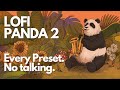 Lofi Panda 2 (Clark Audio) - Trying out every preset. No talking. 🐼