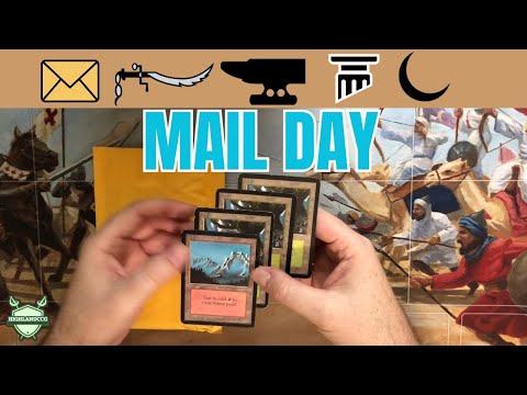 Alpha MTG Mail Day! Padding My Alpha Collection With Some Alpha Lands