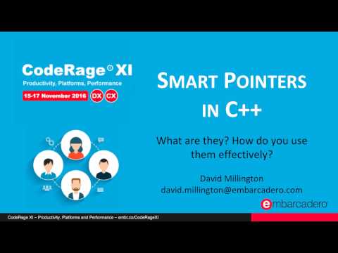 Smart Pointers in C++: What, Why, and How with David Millington - CodeRage XI