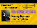 Kenny Dorham Like Someone In Love Jazz Solo Transcription