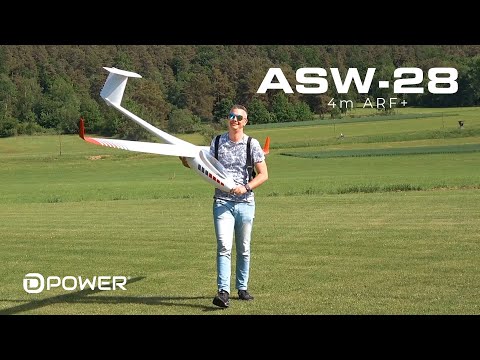 ASW-28 4m von D-Power | voll-GFK Segler