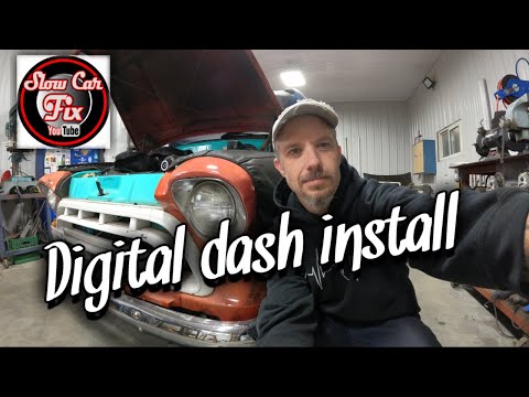 LS Swap - Digital dash install and progress update - 1957 Chevy Truck