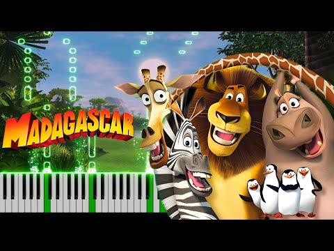 MADAGASCAR - Main Theme Piano Cover [FREE MIDI]
