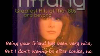 Tiffany -  Spanish Eyes  with Lyrics  from 1987 album Tiffany ( Darwish) 80&#39;s singer