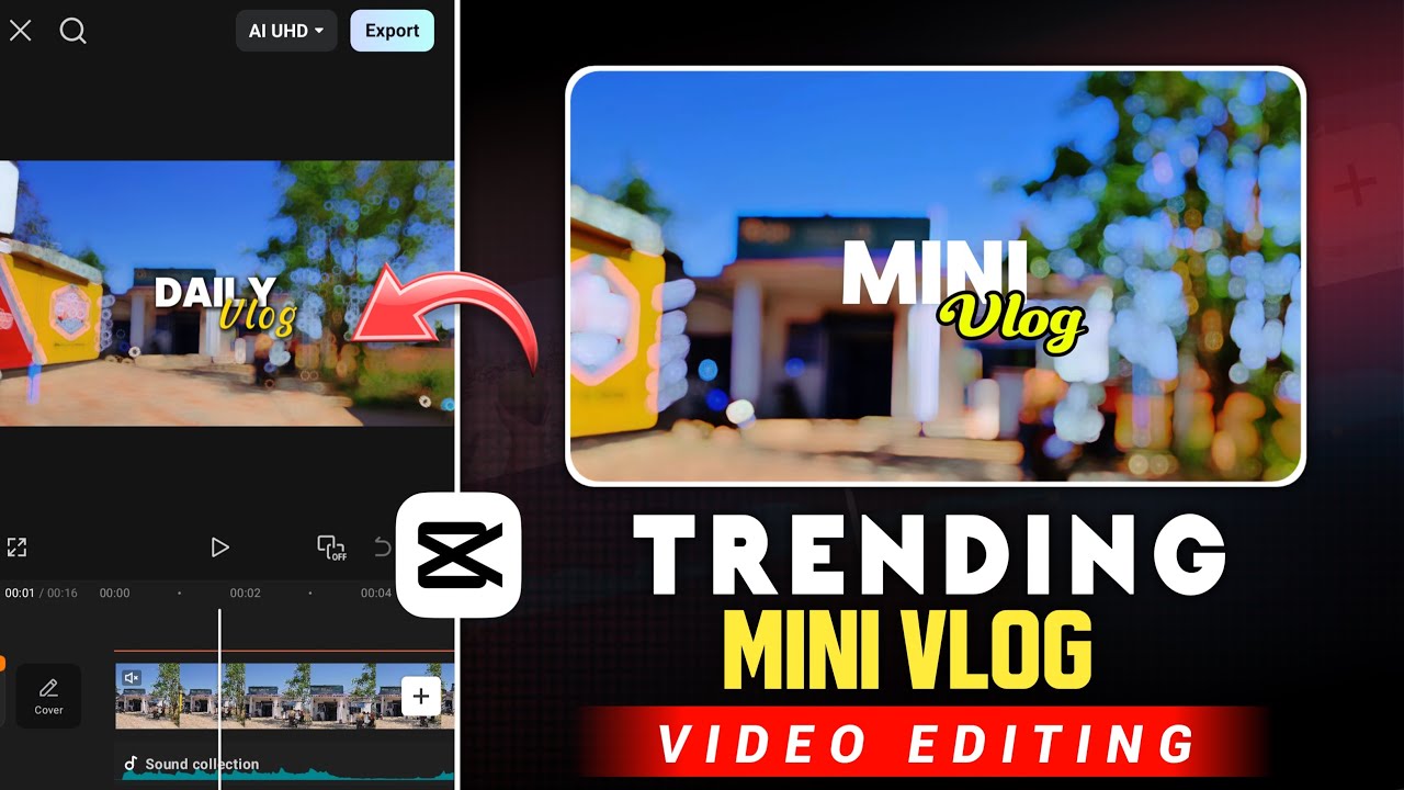 Instagram Trending Daily Mini Vlog Reels Editing In Capcut | Capcut Mini Vlog Reels Editing